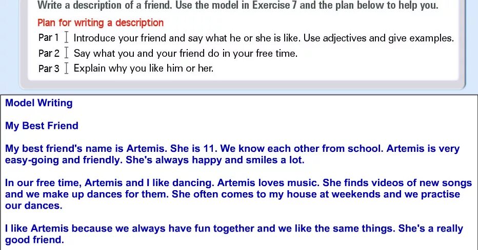 Write an email describing a friend. Describe a friend. describing friends. describe your best friend. friend description.