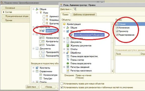 Изучаем 1С 8.2. Урок 4. Функциональные опции