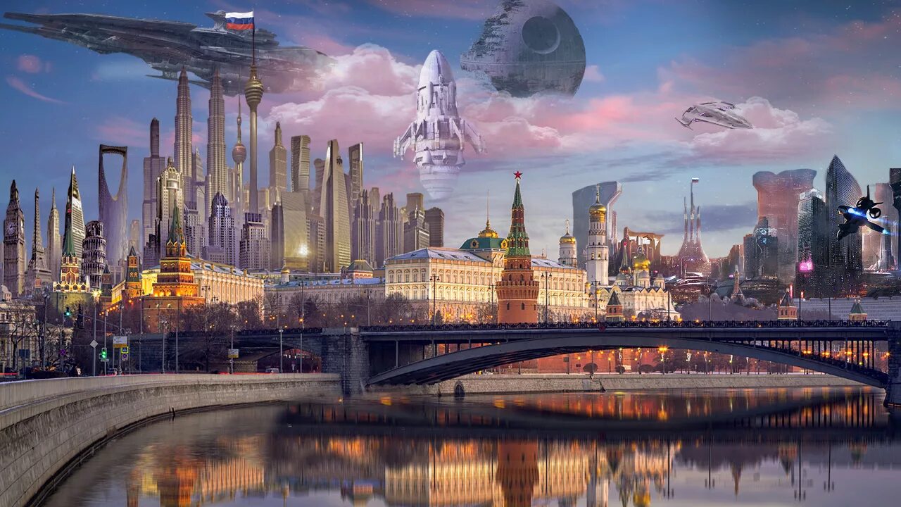 Какое будущее у россии. Москва Сити 2035. Москва будущего. Москва в далеком будущем. Москва в будущем.