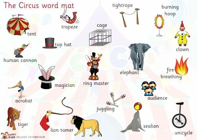 Слово цирк на английском
