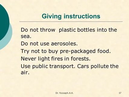 Following instructions