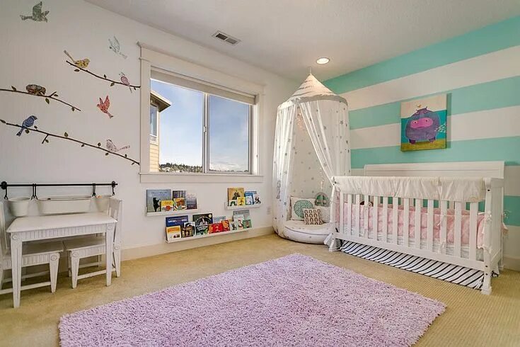 Интерьер детской стены Pin on Chambre bébé
