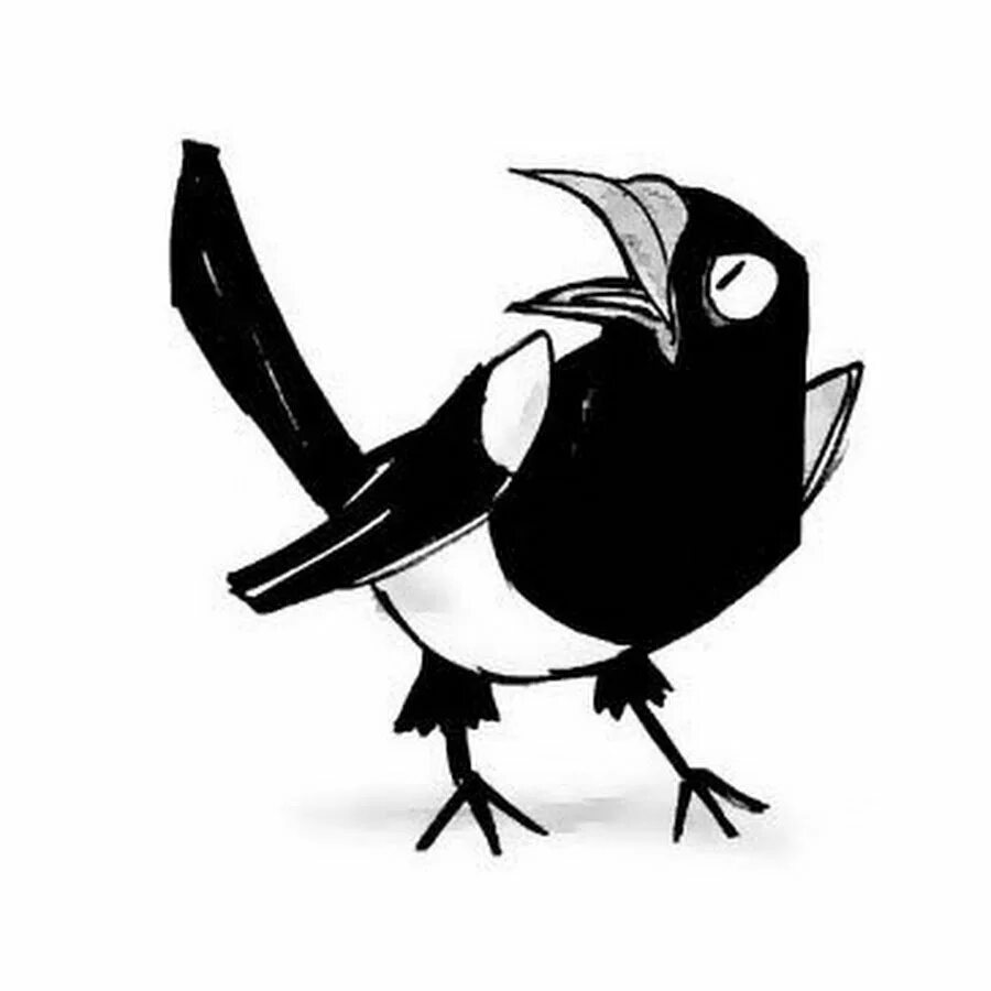 Рисование сорока белобока в подготовительной группе. Сорока рисунок. Рисунок сороки карандашом легко. Г. Скребицкий «сорока».