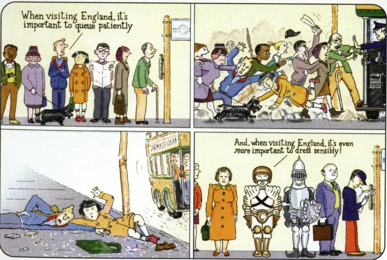 The first decision when visiting england