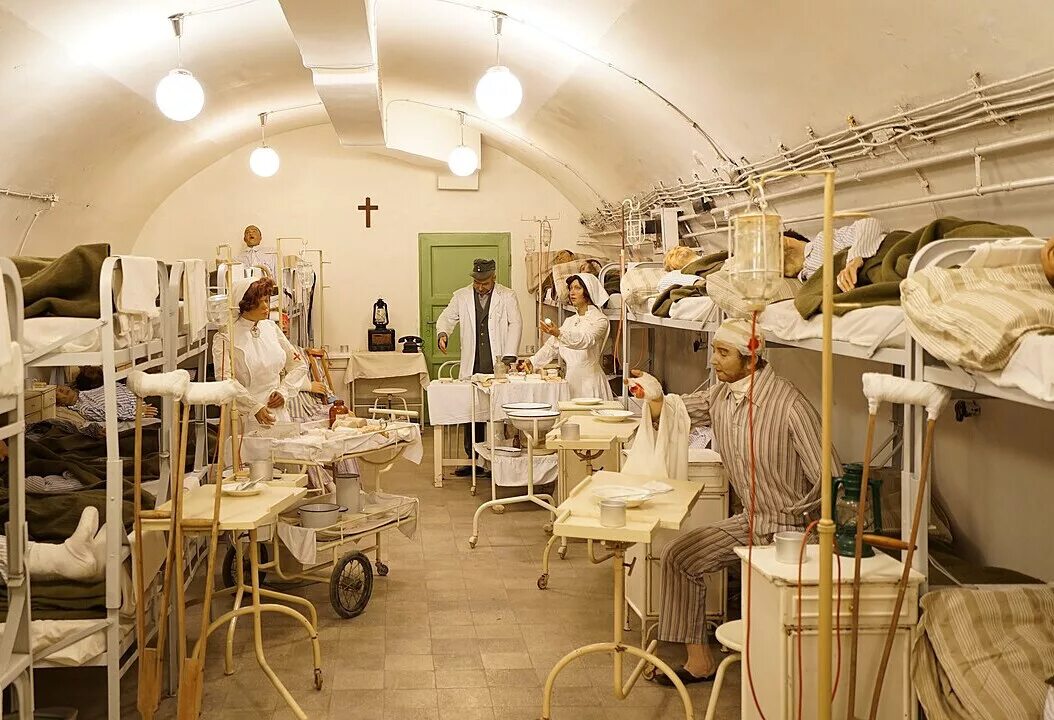 The museum is the hospital