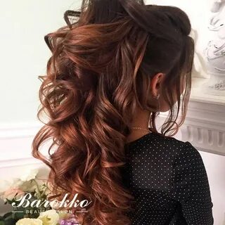 Прически с длинными волосами сверху