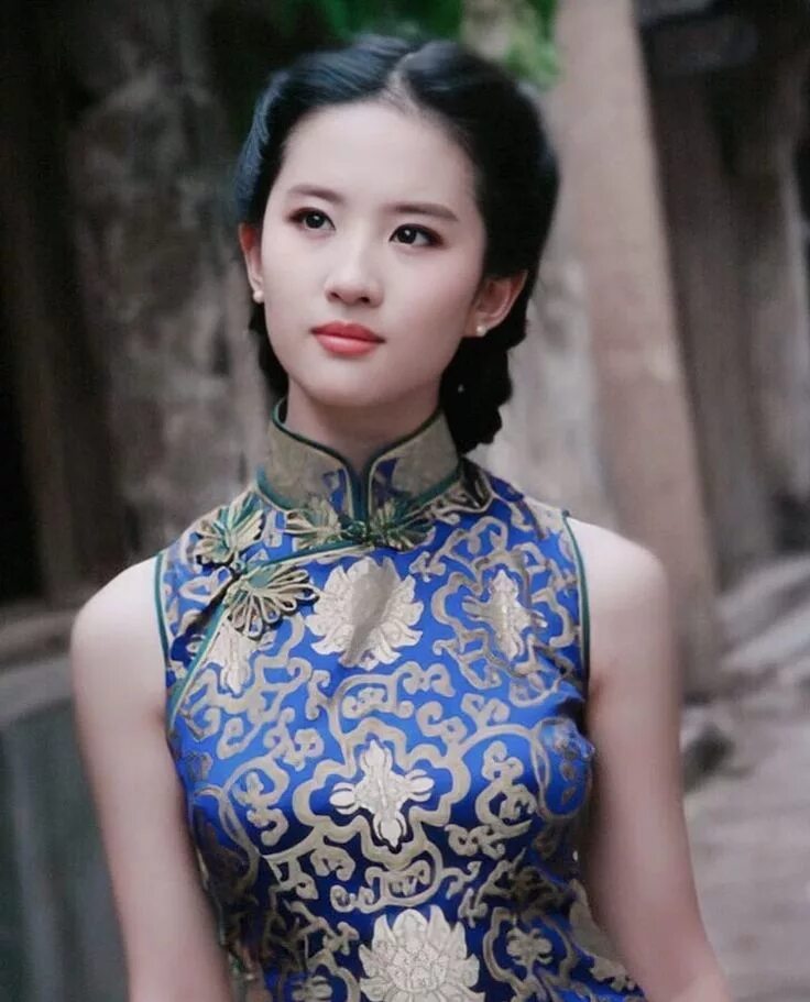 Liu zhang. Liu yifei. лю чжан. лю ифэй в платье. туника в азиатском стиле.