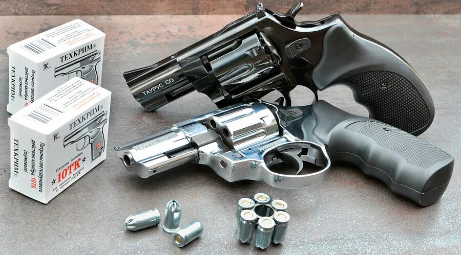Револьвер Таурус со 10тк. Охолощенный револьвер Taurus-co, Калибр 10тк. Оружие охолощенное револьвер kurs Таурус 2,5` 10тк, Black.