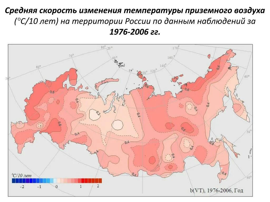 Карта изменения климата. Изменение температуры воздуха в России. Средние годовые температуры воздуха в России. Изменения климата на территории России. Изменение температуры в россии