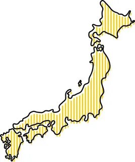 mapa de contorno simple estilizado del icono de Japón. 9168191 Vector en Vecteez