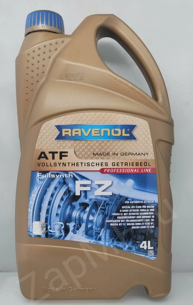 Ravenol ATF FZ, 4л. 4014835799691 Ravenol трансмиссионное масло Ravenol ATF FZ ( 4л). АКПП Ravenol ATF FZ. 121113000401999 Ravenol трансмиссионное масло Ravenol ATF FZ ( 4л).