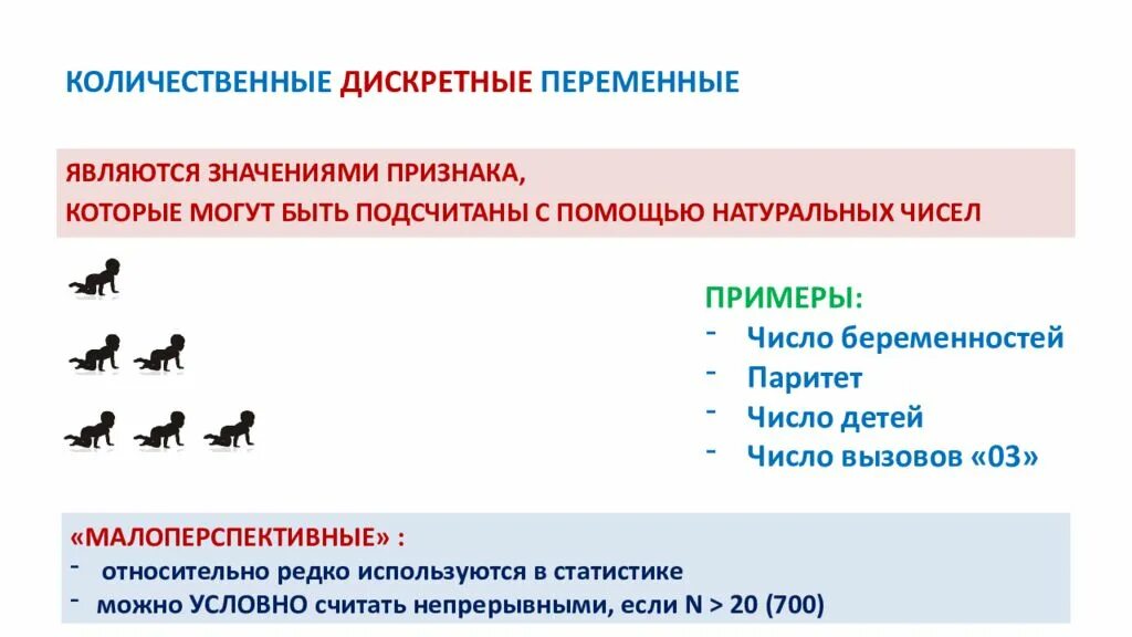 Количественные Дискретные переменные. Количественные переменные в статистике. Примеры дискретных переменных в статистике. Дискретными признаками являются в статистике.