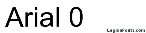 Arial bold
