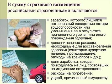 Возмещение убытков в страховании