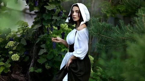 Молдаванка собирает виноград
