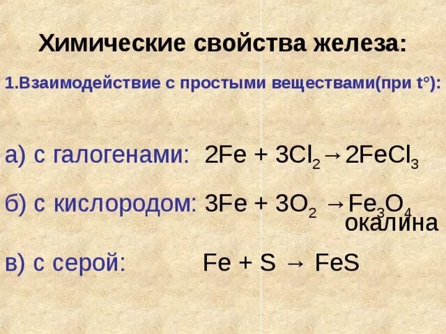 Сложные реакции с кислородом