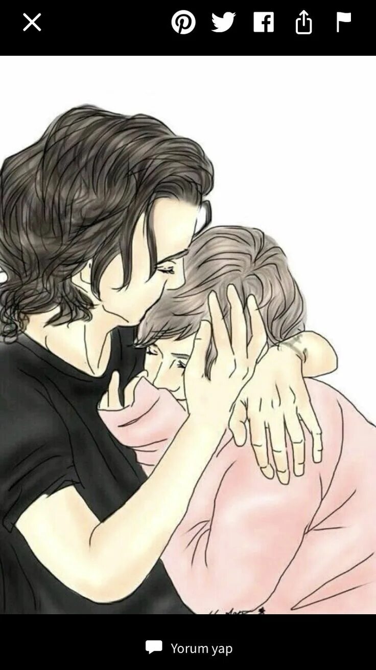 Ларри Стайлинсон. Larry Stylinson fanart. Ларри поцелуи. Larry Stylinson Fan Art.