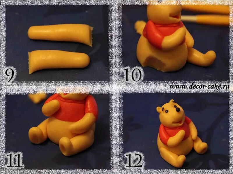 слепить винни. фигурки из мастики. слепить винни. простые фигурки из марципана. винни пух и пятачок из полимерной глины.