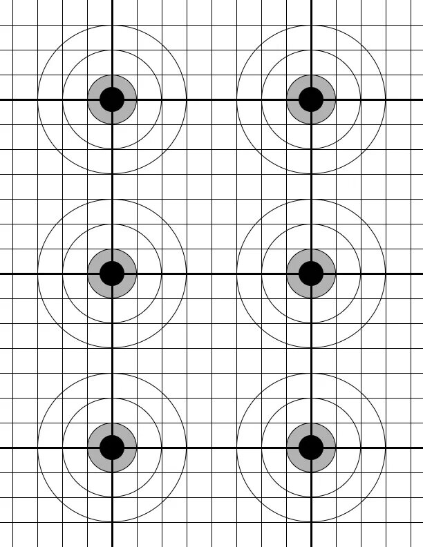 Пристрелочная мишень на 100 метров. Пристрелочная мишень на 100 метров на а4. Мишень для стрельбы 1 МОА на 100 метров. Мишень 1 МОА на 100м.