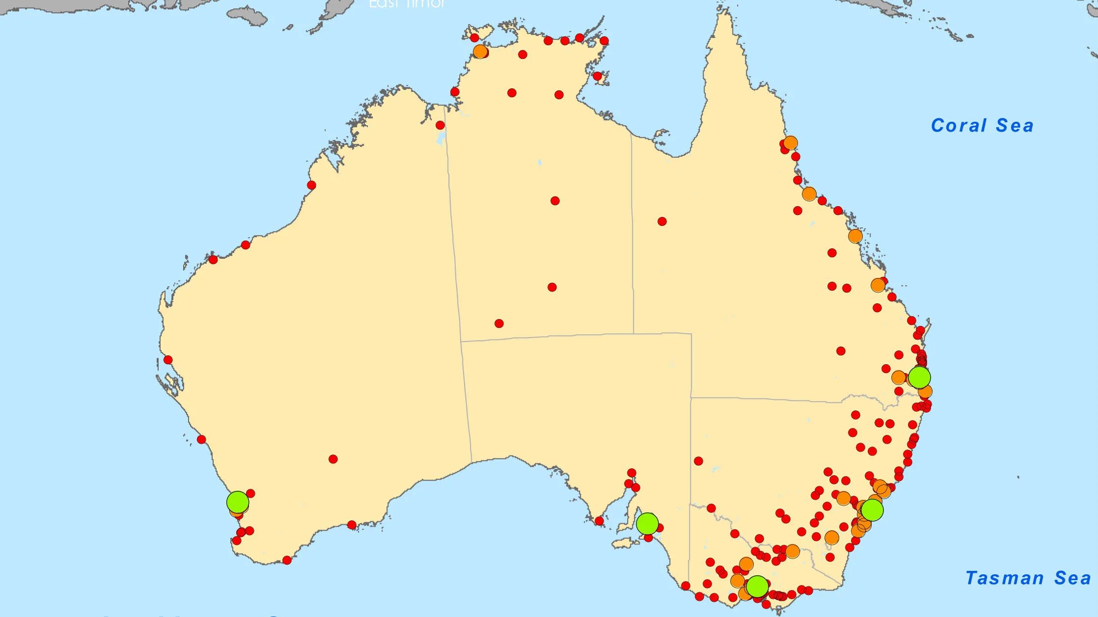 Сколько живет в австралии. Карта плотности населения Австралии. Карта заселенности Австралии. Карта населения Австралии плотности населения. Плотность населения Австралии.