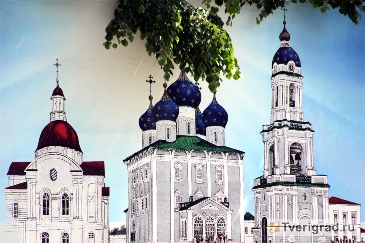 Храм спаса преображения в твери. Колокольня спасо-преображенского собора в твери.