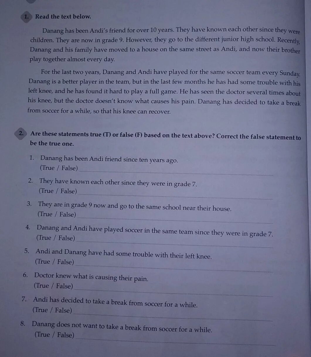 Are the Statements true or false. Are these Statements true or false correct the false ones гдз по английскому языку. Reading read the text and State if the Statements are true or false ответы. Номер 9 are these Statements true or false correct the false ones. Find false statement