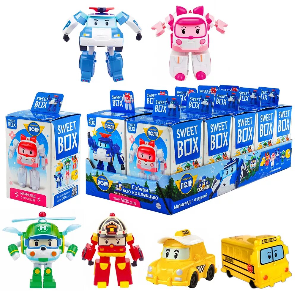 Свит БОКС Робокар ПОЛИ Sweet BOX Robocar POLI YouTube