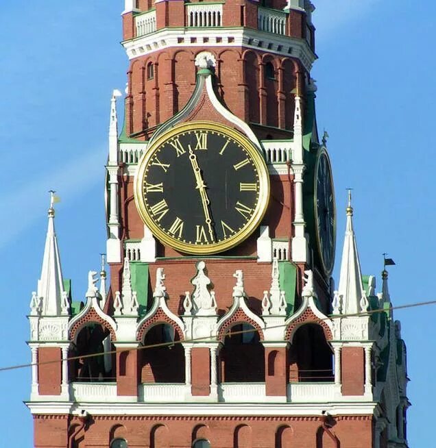 Площадь циферблата кремлевских