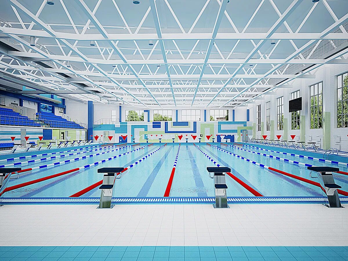 Олимпийский бассейн сургут. Плавательный бассейн гагаринский спорткомплекс в тюмени. Спорткомплекс с бассейном. Центр водных видов спорта mantes-la-jolie. Здания и крытые спортивные сооружения.