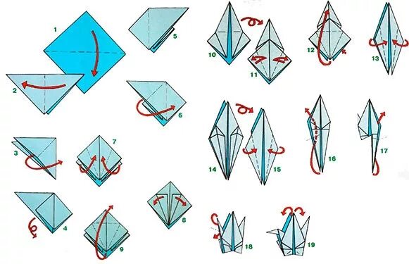 Журавлики оригами инструкция. Оригами Журавлик. Журавль из бумаги. Бумажный журавль оригами. Схема сложения журавлика.