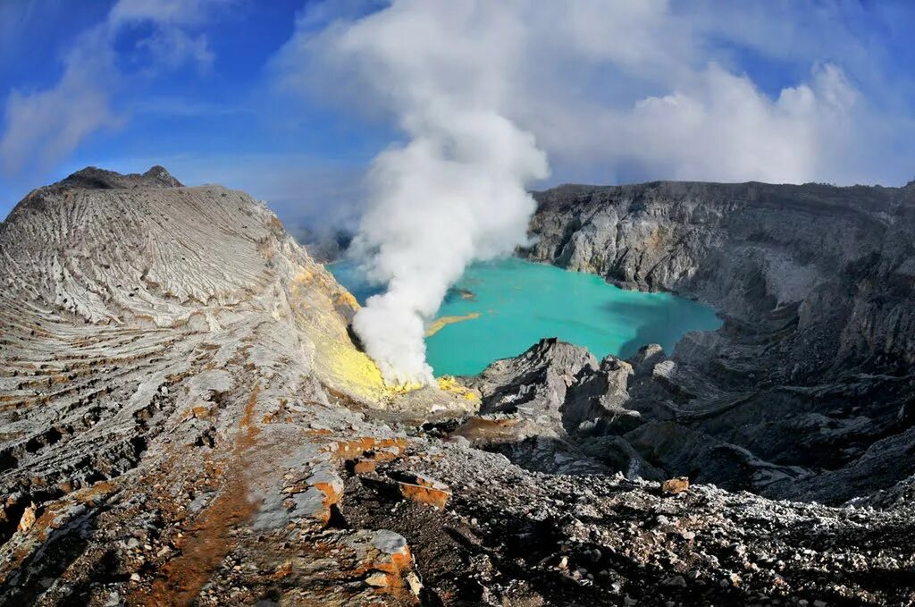 Море в котором горел сероводород. Вулкан Иджен Индонезия. Озеро Кавах Иджен Индонезия. Остров Ява кава Иджен. Вулкан Иджен кратер.