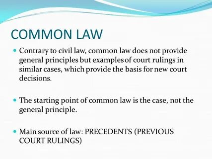 Common law