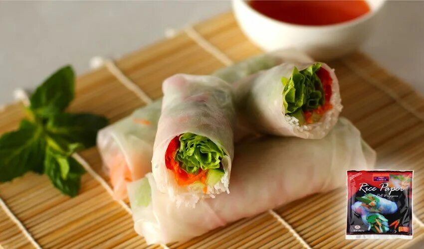Genießen bei heißen Temperaturen: Vietnamesische Sommerrollen mit Garnelen und M