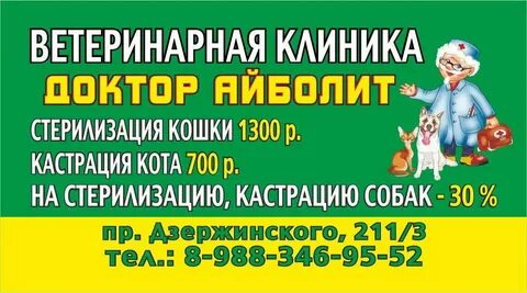 Ветеринарная в новороссийске