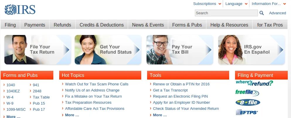 Apply for refund. Irs system. where to pay. payment refund.