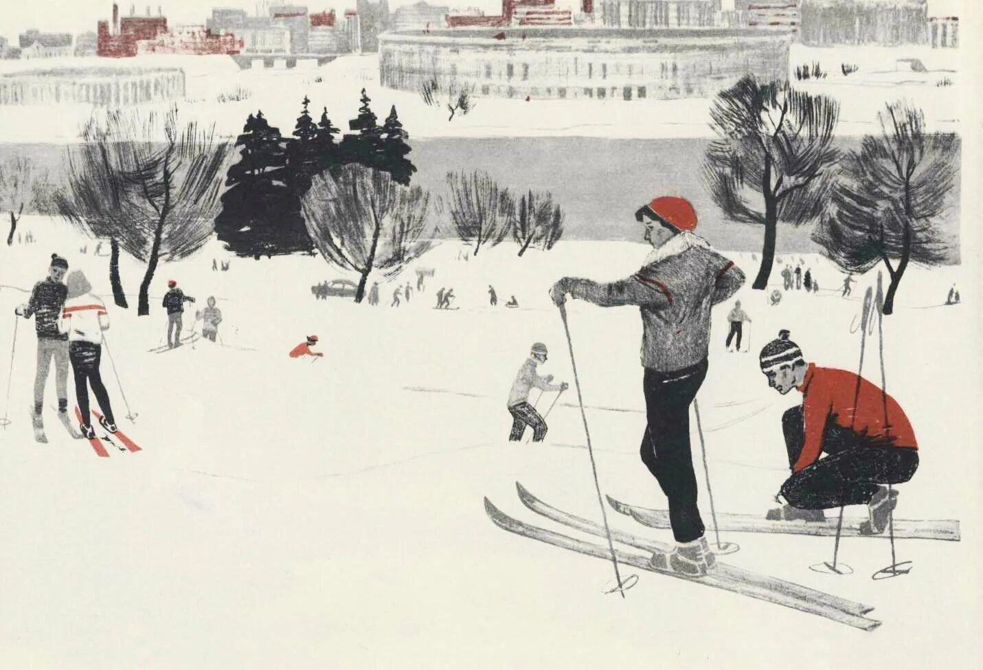 Картина лыжники. Дейнека лыжники картина. Дейнека лыжники 1931. Дейнека лыжники 1926.