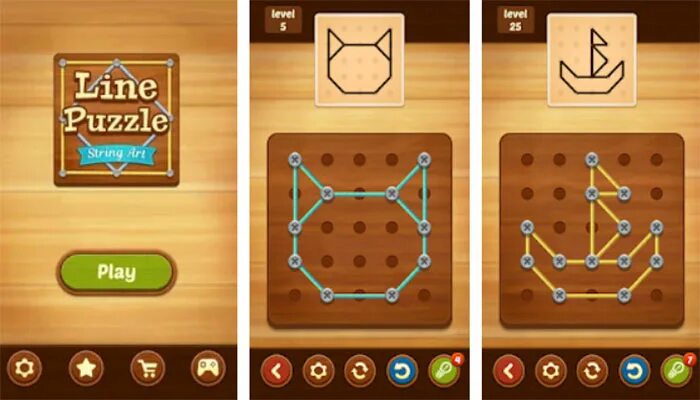 Lines puzzle. Андроид line puzzle: string art. головоломки с линиями. андроид line puzzle: string art bitmango постер. андроид line puzzle: string art постер.
