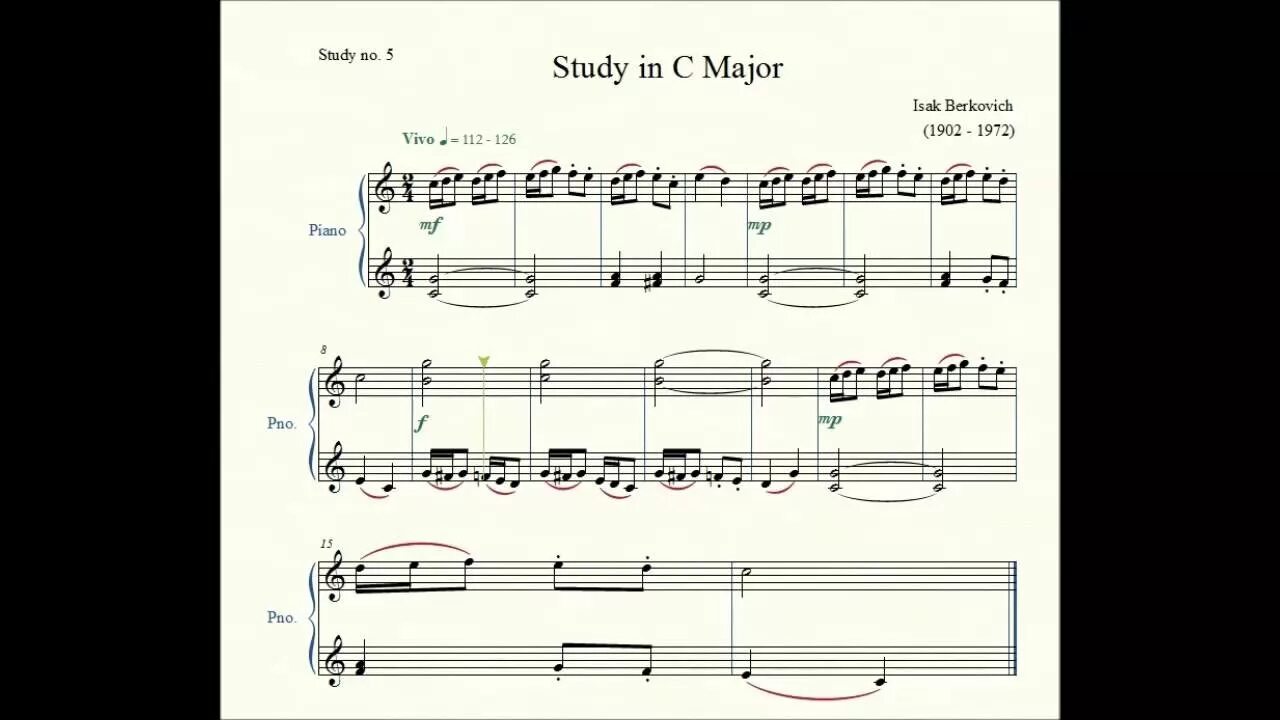 Беркович паганини. Беркович Этюд до мажор Ноты для фортепиано. Этюд Беркович для 1 класса фортепиано. Беркович Этюд фортепиано. Беркович Этюд до мажор.