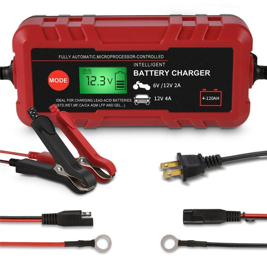 Autobike Battery Charger артикул. Intelligent Battery Charger. Full Automatic Intelligent Battery Charger. 12v Battery.