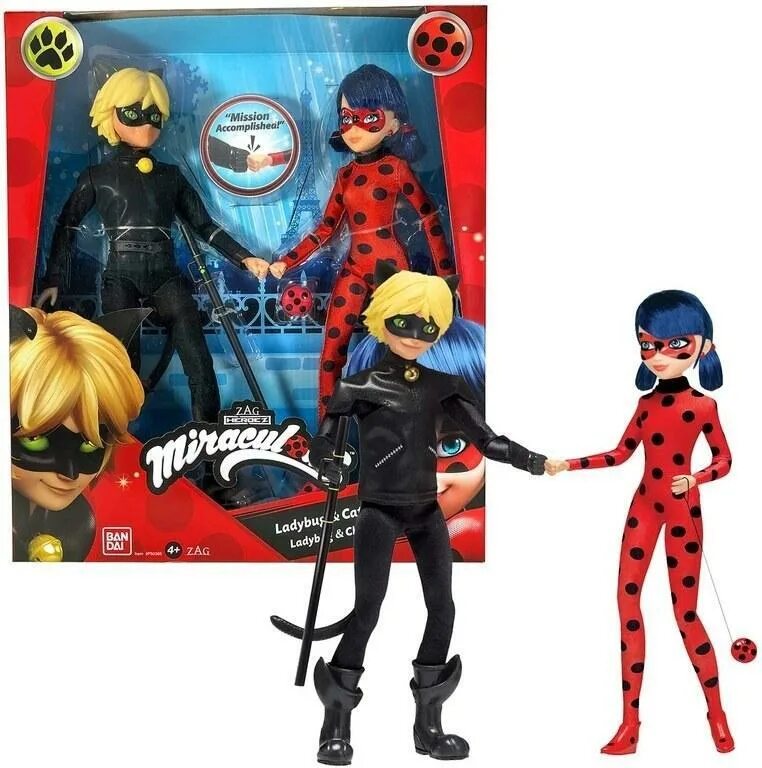 Леди баг игрушка большая. Кукла леди баг Bandai. Miraculous леди баг кукла 26 см. Игровой набор Miraculous леди баг и супер кот 26 см. Кукла Miraculous 26 см супер кот.