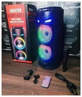 Колонка музыкальная беспроводная bluetooth с караоке