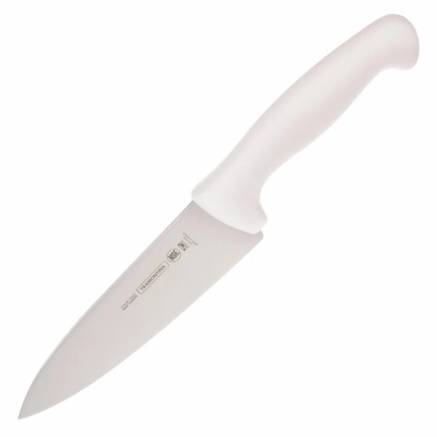 Кухонные ножи 20 см. Нож Arcos 292124. Нож кухонный 20 см, белая ручка Athus Tramontina. Поварские ножи Аркос. Нож Трамонтина с белой ручкой.