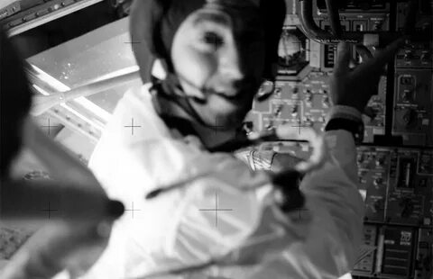 Flew into space