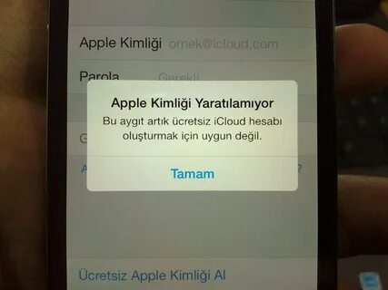 Приходит смс от apple