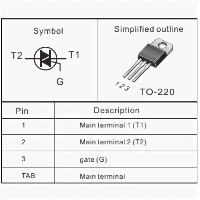 Bta16 600b схема – Telegraph