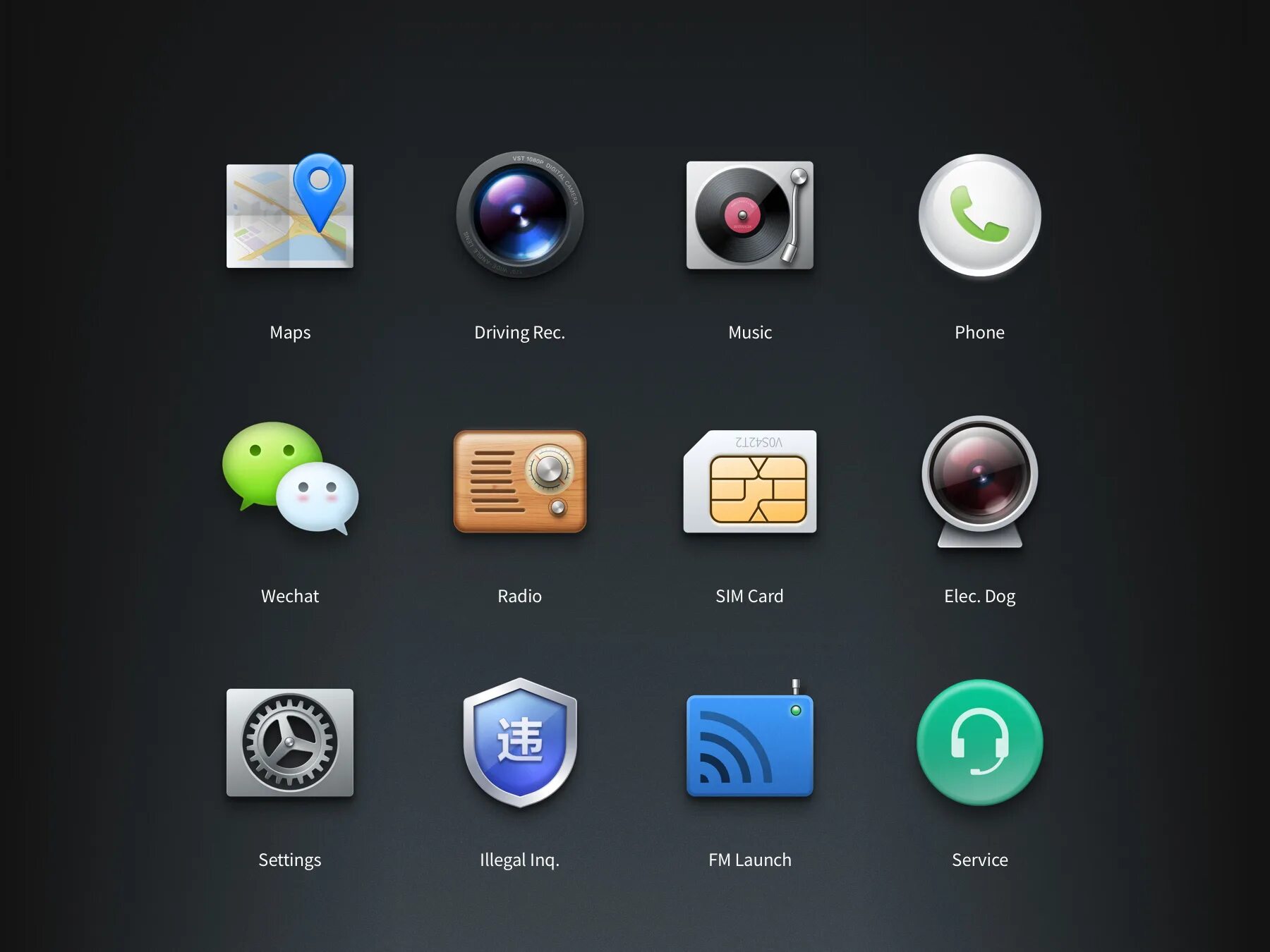 Launcher icons