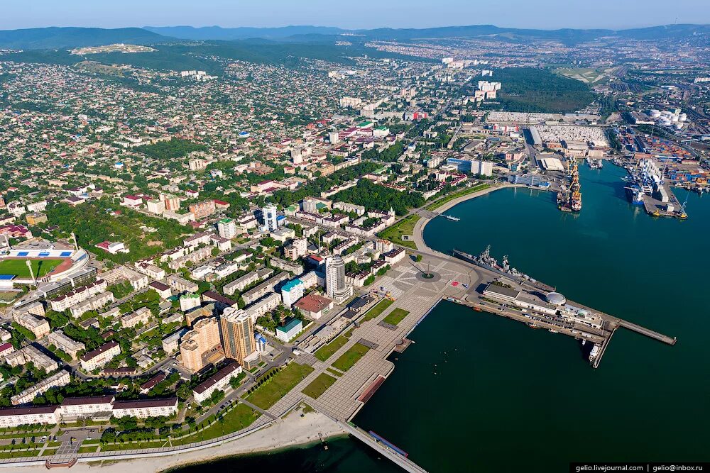 Новороссийск / Novorossiysk вид сверху. Новороссийск / Novorossiysk города Краснодарский краю. Новороссийск центр.