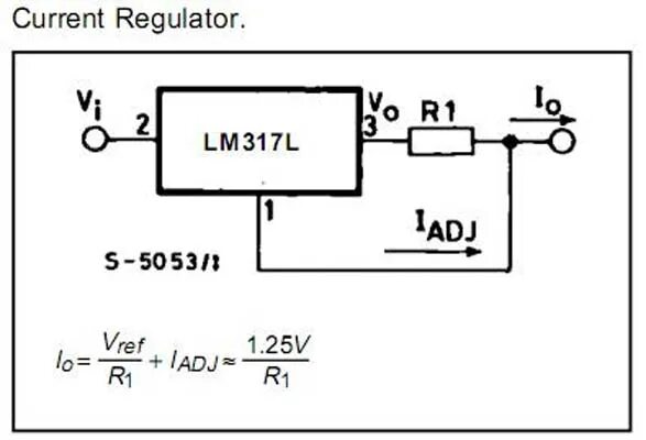 Регулятор тока 7. Lm317 стабилизатор тока схема. Lm317 схема стабилизации тока. Стабилизатор тока на lm317. Ограничитель тока на lm317.