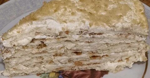 Рецепт торта со сметанными коржами