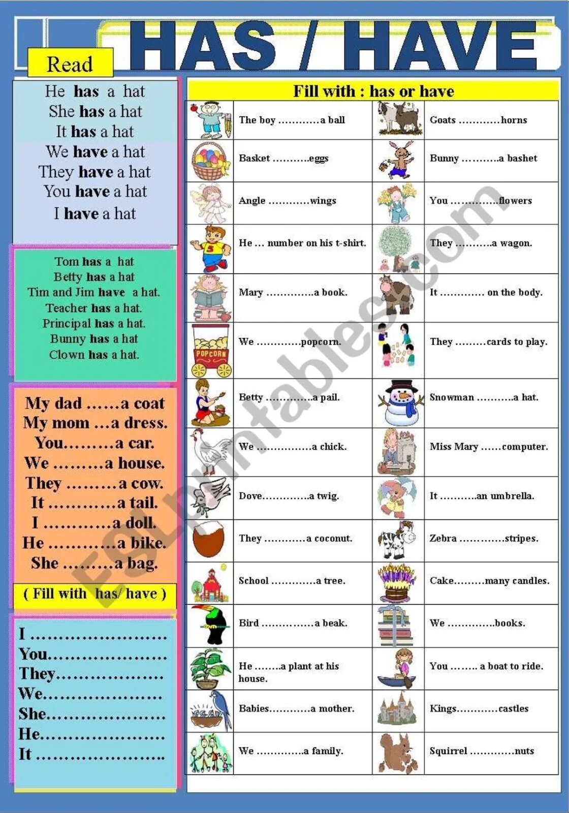 Have has doing exercises. Have has worksheets. have or has worksheets. глагол to have worksheets for elementary. have has отрицание worksheets.